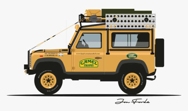 Land Rover вектор