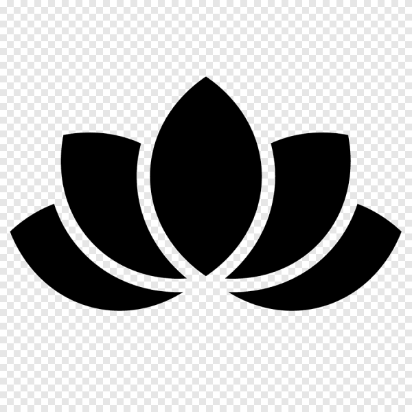 Лотос силуэт