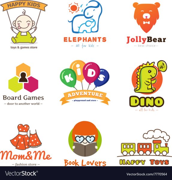Логотип детских товаров