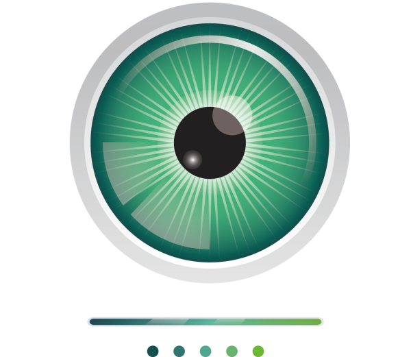 Глаза круглые вектор