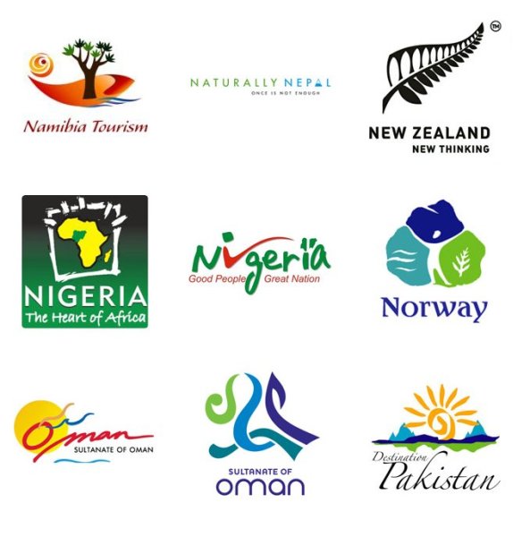 Логотипы туристических городов мира