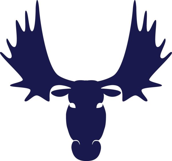 Голова лося для логотипа