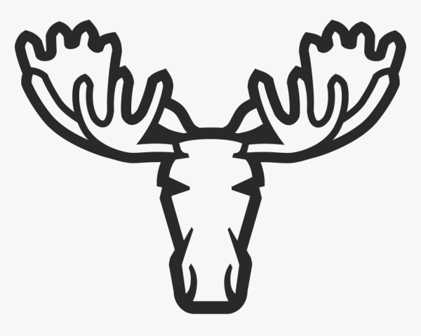 Голова лося для логотипа