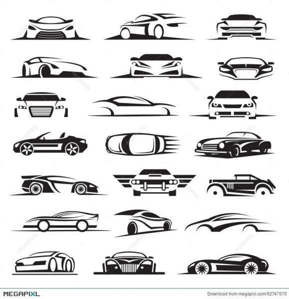 Трафарет автомобили