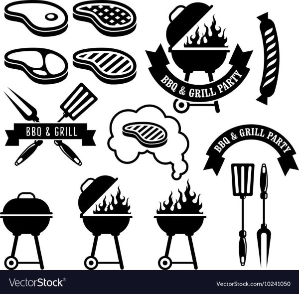 Трафарет барбекю