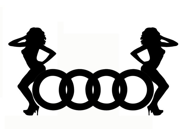 Знак Ауди вектор