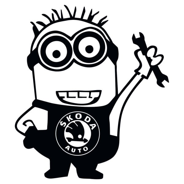 Наклейки на авто Миньоны