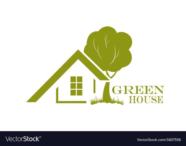 Логотип домик с деревом