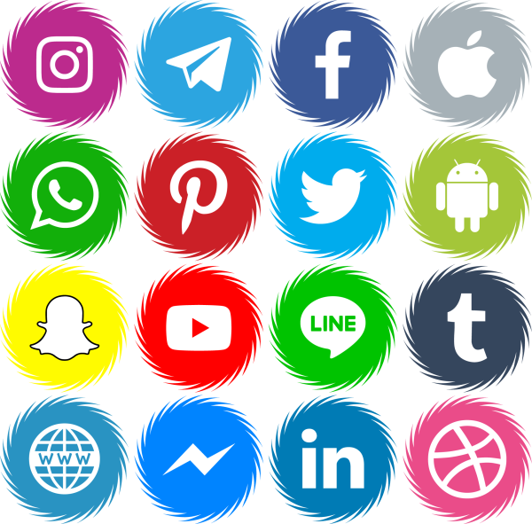 Иконки соц сетей