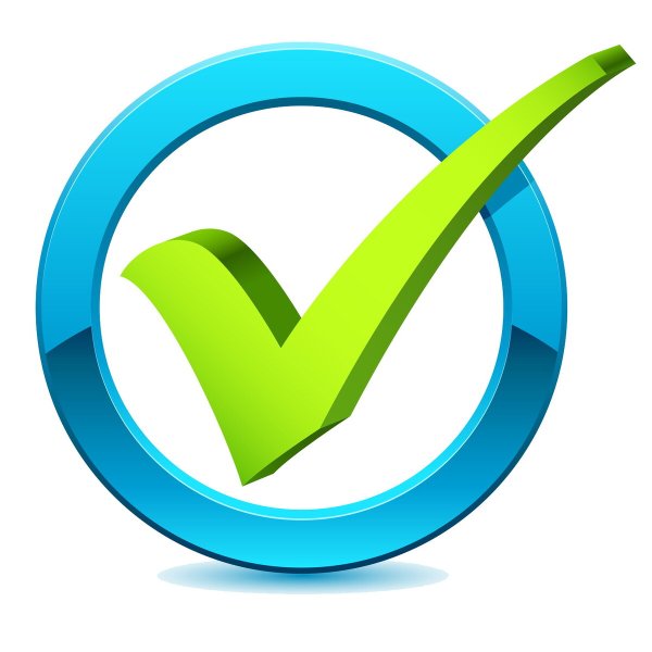 Зеленая галочка