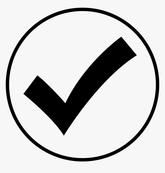 Пиктограмма галочка