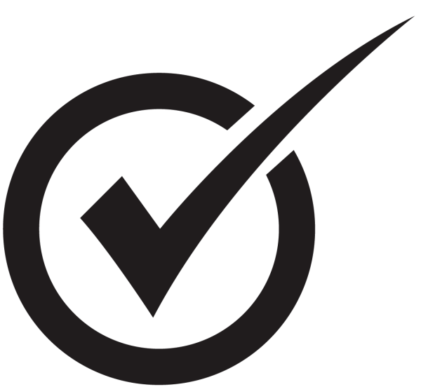 Знак галочка в круге