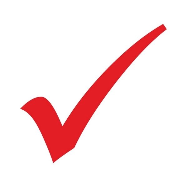 Галочка прозрачная