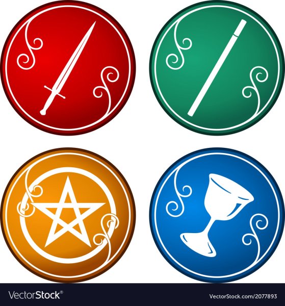 Значки мастей Таро