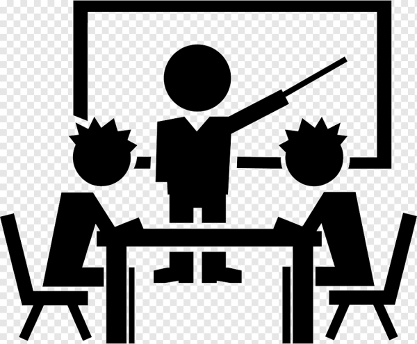 Иконка учитель и дети