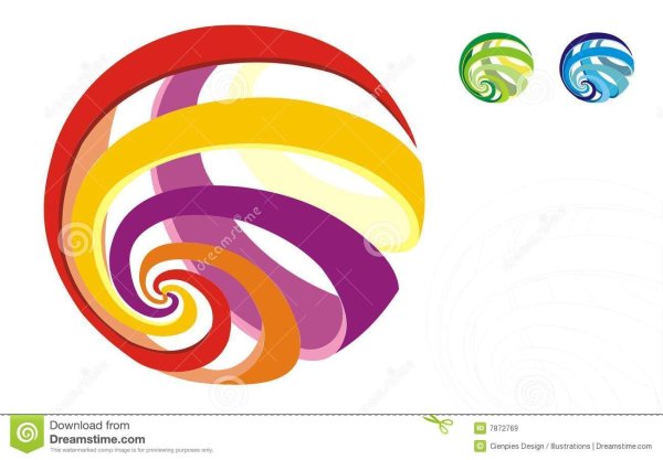 Логотип спираль