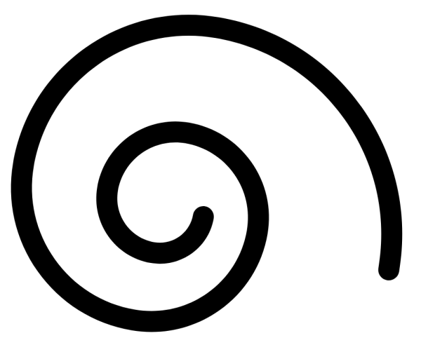 Спираль пиктограмма