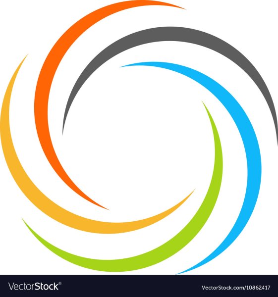 Логотип спираль вектор