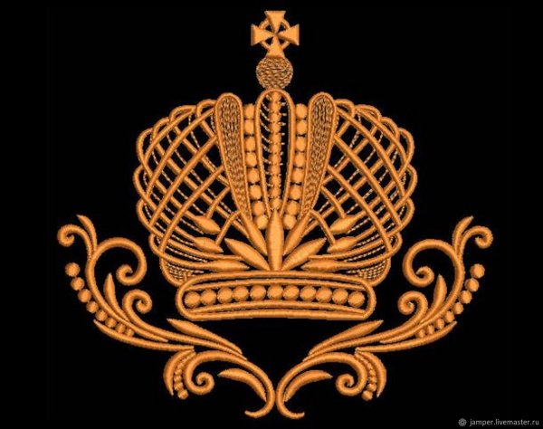 Имперская корона Российской империи вектор