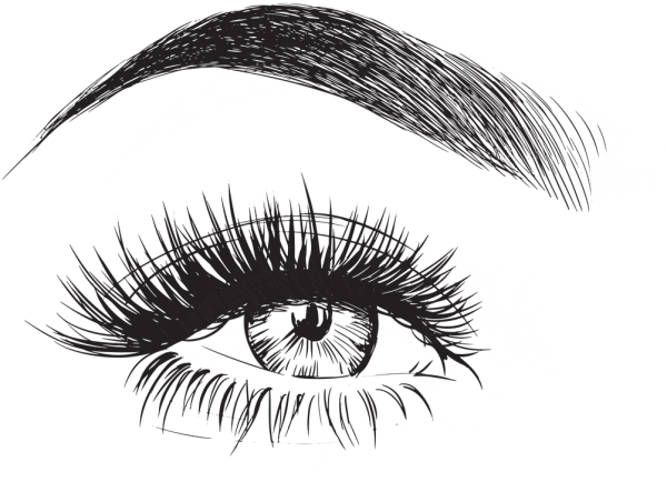 Брови ресницы вектор
