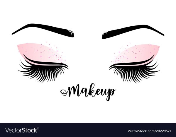 Логотип брови и ресницы