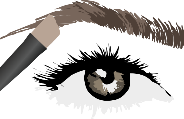 Брови на прозрачном фоне