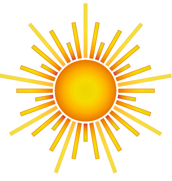 Лучи солнца