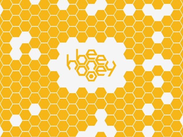 Стилизованные пчелиные соты
