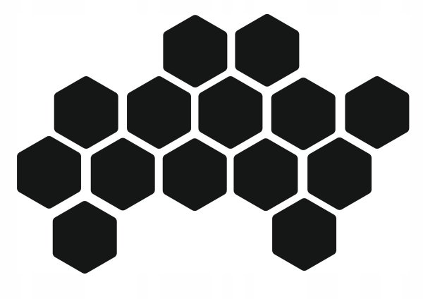 Наклейка соты