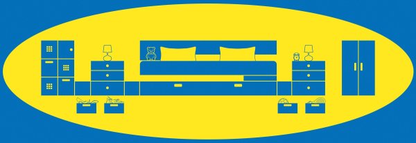 Ikea логотип на прозрачном фоне