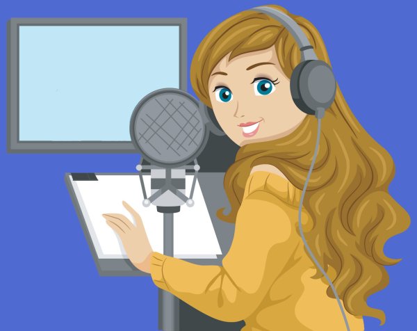 Мультяшный диктор