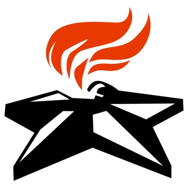 Наклейка вечный огонь