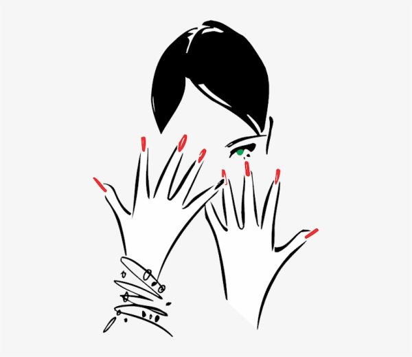 Логотип маникюра для мастера маникюра рисунок