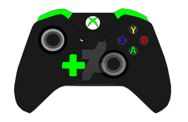 Геймпад Xbox one вектор