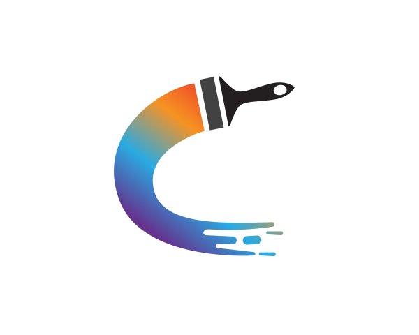 Paint надпись логотип