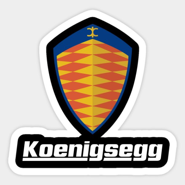 Знак машины Koenigsegg