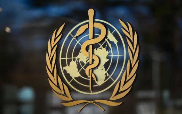 Флаг всемирной организации здравоохранения