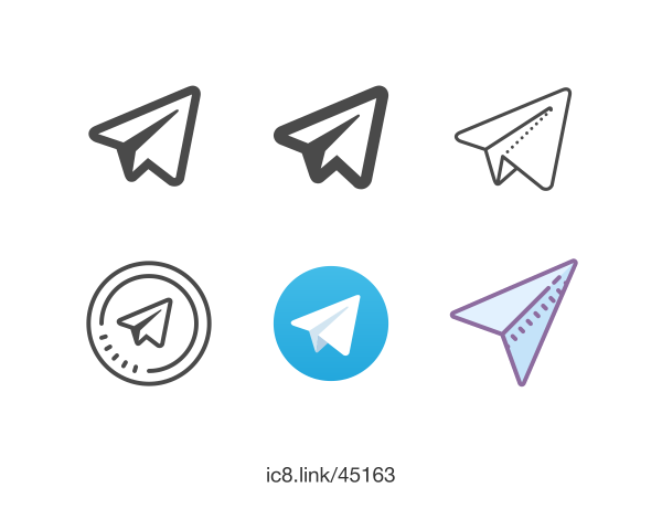 Маленький значок телеграм