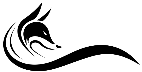 Лиса вектор чб