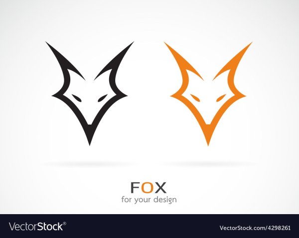 Знак индекс лиса в дизайне