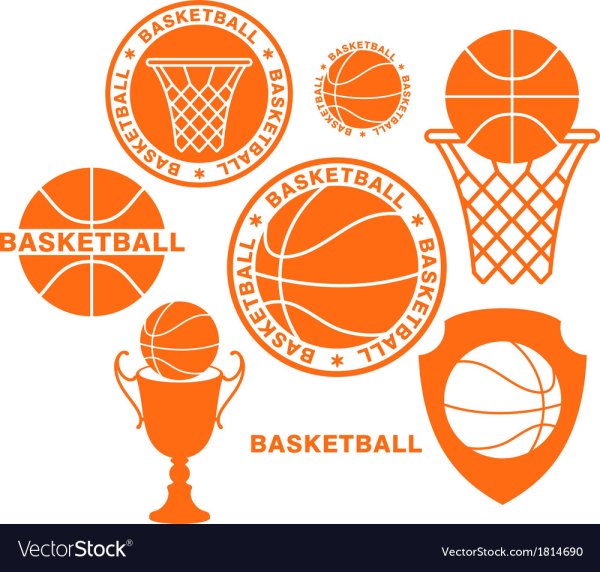 Кубок баскетбольный вектор