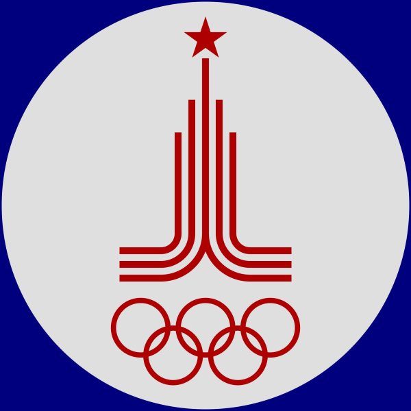 Олимпийский эмблема олимпиады 1980