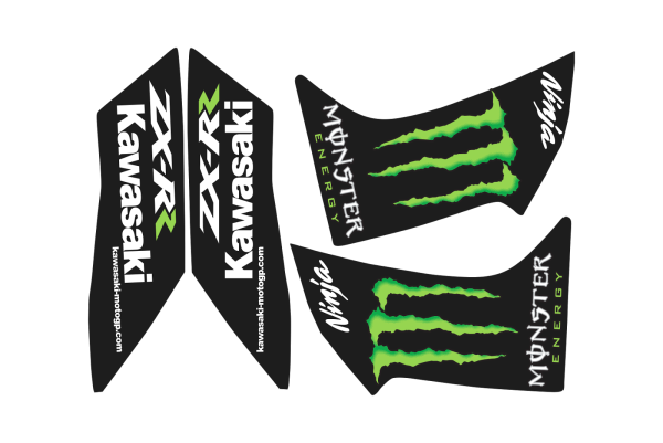 Kawasaki Ninja Monster Energy логотипы