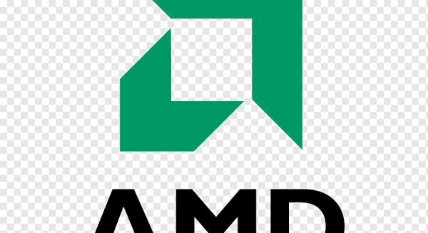 Логотип AMD на прозрачном фоне