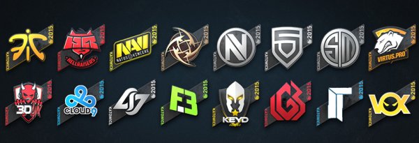 Логотипы киберспортивных турниров