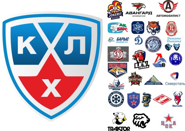 Логотипы команд КХЛ