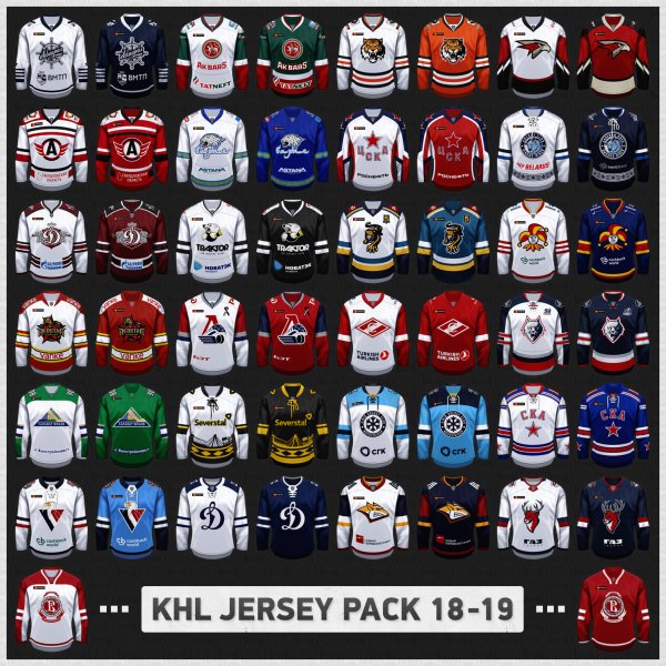 Формы команд НХЛ 2018-2019