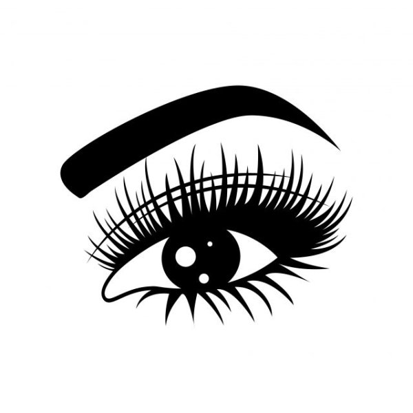 Логотип брови и ресницы
