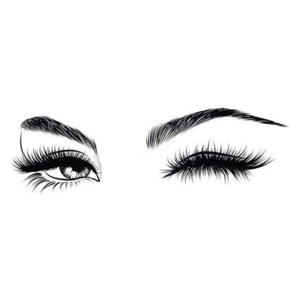 Нарисованные брови