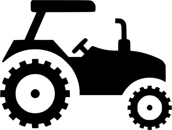Трактор значок